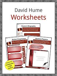 David Hume Facts Worksheets David Hume Persuasive Words Worksheets