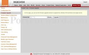 Huawei Hg8245h Orange Firmware Upgrade Router Screenshot Portforward Com