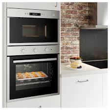 Matalskare Forced Air Oven Black Stainless Steel Ikea In 2020 Stainless Steel Oven Cool Kitchens Kitchen Safety