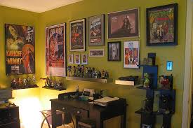 Geek Office Inspiration For Framed Posters Action Figures Bobble Heads A Necessity For My Next Home Office Officedesignsfo Horror Room Geek Decor Geek Room