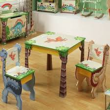 Teamson Kids Dinosaur Table And Two Chair Set Childrens Chairs Toddler Table And Chairs Ikea Kids Chairs