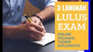 Portal peperiksaan pegawai tadbir diplomatik m41. Cara Lulus Exam Online Pegawai Tadbir Dan Diplomatik 2019 Malaysia Baharu Youtube