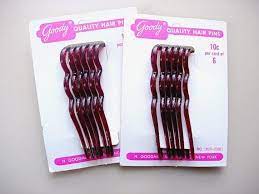 Vintage Plastic Goody Hair Pins On Original Cards Hair Pins Vintage Hair Accessories Original Card