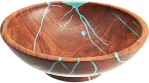 Barneys New York Treestump Woodcraft Small Mesquite Salad Bowl Wooden Bowls Bowl Wood Crafts