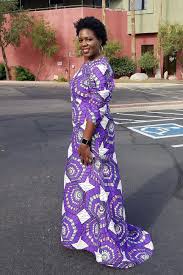 Black And White African Print Dress Kuwaha African Print Draped Sleeve Mermaid Gown Dress Purple White African Fashion African Print Clothing African Fashion Dresses
