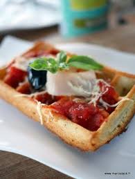 Gaufres Pizza Recette En 2020 Recette Gaufre Recette Gaufres