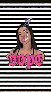 This wallpaper is about dope wallpapers, download hd wallpaper for desktop, or mobile in best quality (4k). Dope Girl Smoking Wallpapers On Wallpaperdog