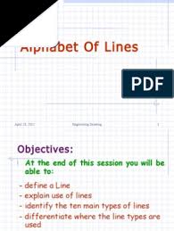 Engineering drawing abbreviations and symbols are used to communicate and detail the characteristics of an engineering drawing. Alphabet Of Lines Pdf Shape Drawing
