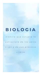 Biologia En 2020 Definicion De Biologia Biologia Definiciones
