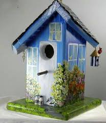 Thermocol Hut Bird Houses Painted Cool Bird Houses Bird House
