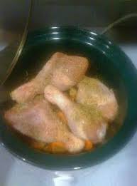 Crock Pot Chicken Drumsticks With Potatoes And Carrots This Was Good I Did My Own Seasonings Made It Kinda Spicy Crockpot Chicken Legs Recipes Food