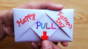 Make a personalized certificate for your dad using the free certificate creator and thees use these below to add your own picture to the certificate or card. Diy Surprise Message Card For Father S Day Pull Tab Origami Envelope Card Father S Day Card Youtube