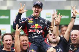 Fan made tribute to sebastian vettel and his four consecutive titles with red bull in 2010, 2011, 2012 and 2013. Red Bull Caps Memorable 2012 With F1 Win For Vettel