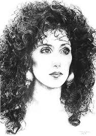 Cher portrait stock photos and images. Cher One Of The Most Outstandingly Women Still Sing To Day For Four Decades I Would Call That Outstanding Celebrity Art Celebrity Portraits Pencil Drawings