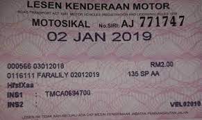 Pada masa yang sama mereka telah diarahkan untuk menolak motosikal masing masing ke balai polis batu kurau yang terletak sejauh 6 km dari lokasi operasi di jalan besar jelai taiping. Panduan Memperbaharui Cukai Jalan Motosikal Melebihi 1 Tahun