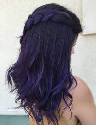 We Can T Decide Which We Love More Lilmiss Ape S Long Purple Hair Color Or Her Gorgeous Cascading B Dark Purple Hair Color Hair Color Purple Long Purple Hair