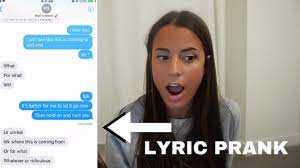 Lyric Prank On Long Distance Boyfriend Youtube