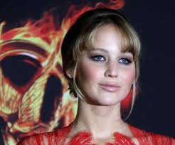 Jennifer Lawrence as Katniss Everdeen, red, the hunger games, black,  blonde, HD wallpaper