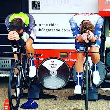 De wereldkampioen van harrogate 2019 maakte een vreemde botsing mee. Mads Pedersen Facebook