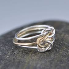 Triple Love Knot Ring Silver Love Knot Stacker Ring Family Ring Promise Ring Sterling Silver Bri Love Knot Ring Silver Bridesmaid Jewelry Knot Ring