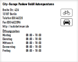 Still born live auf dem kapellen ausser haus festival in der garage pankow. City Garage Pankow Gmbh Autoreparaturen In Berlin Offnungszeiten
