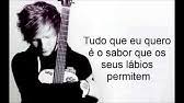 Inglês fácil aprenda a cantar músicas em inglês. Ed Sheeran Perfect Traducao Pt Br Youtube