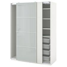 Pax Mehamn Sekken Schrankkombination Weiss Frostglas Ikea Deutschland In 2021 Frost Glas Pax Planer Ikea Pax