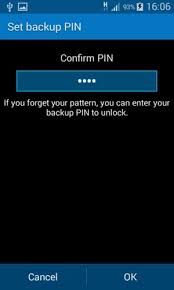 In case your device fails to recognize your face and/or voice or you forget your pattern, the backup pin will be used to get past your screen lock. Secure Phone Samsung Galaxy Grand Prime Android 4 4 Device Guides