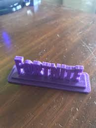 Although the game officially launched to consumers around july 2017, this logo was first seen in 2014. 3d Printed Fortnite Logo Fortnitebr