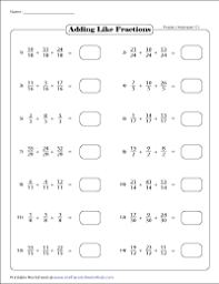 Next you need to find the least common denominator (lcd). Adding Three Fractions Worksheets