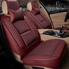 Odeer Car Seat Covers Seat Covers Beige Coffee Red Pu Polyurethane Business For Universal Us 130 Car Seats Leather Car Seat Covers Cute Car Seat Covers