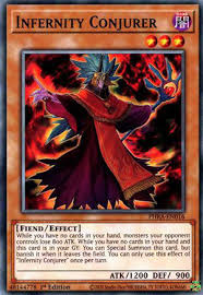 This card cannot be normal summoned or set. Infernity Conjurer Yu Gi Oh Review Pojo Com