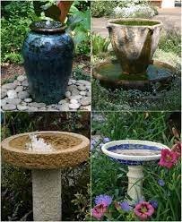 Apply the silicone caulk to the sides of every plug, placing the smaller end into the hole and pushing firmly. 30 Creative And Stunning Water Features To Adorn Your Garden Diy Crafts
