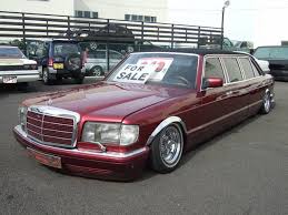 Classic Slammed Mercedes Limo