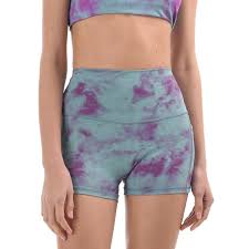 Plus, they're designed with a wide shaping waistband for a slimming look! Waist Shorts Active With High No Cycling Pocket Yoga Exercise Tie Dye Short Camel Imlario Fitness Yoga Shorts Bottoms Toe Leggings Training