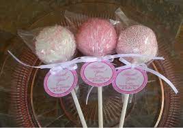 Cake Pops Bridal Shower Baby Shower Birthday Girl Pink Cake Pop Party Favors 24 60 00 V Baby Shower Cake Pops Baby Shower Cakes Baby Shower Party Favors