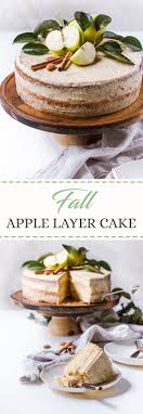Lighter Apple Layer Cake With Whiskey Almond Cream The Pure Taste Rezept Susses Fall Inspiration