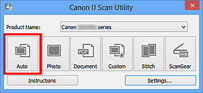 When setting is completed, click ok. Canon Pixma Manuals Mg2400 Series Easy Scanning With Auto Scan