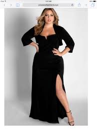 Size Doesn T Matters But Style Do Godfather Style Plus Size Evening Gown Plus Size Black Dresses Evening Dresses Plus Size