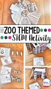 Zoo Themed Stem Activity Preschool Stem Stem Activities Kindergarten Stem