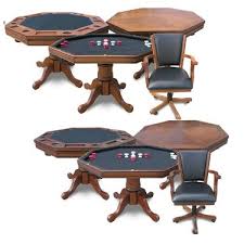 Poker Table With Chairs This 3 In 1 Poker Table With Chairs Set Includes Table Poker Table Topper Restaurant Tables And Chairs Game Room Chairs Poker Table
