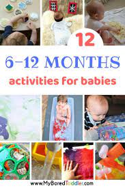 Activities For Babies 6 12 Months Infant Activities Baby Play Activities Baby Activities 1 Year