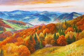 Осень живопись картины