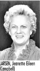 Jeanette Eileen Campbell Larsen (1920-2005)