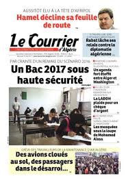 Sarl bramontval algerie est une société spécialisé dans: Calameo Le Courrier D Algerie Du Mercredi 17 Mai 2017