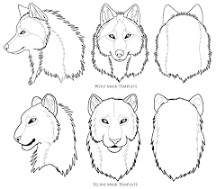 Mask Photo By Bbbbb14 Photobucket Wolf Mask Face Template Mask Template