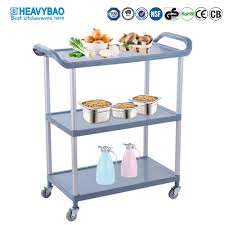 Check spelling or type a new query. China Heavybao Hot Sale Restaurant 3 Tier Utility Cart Plastics Food Serving Cart Trolley Photos Pictures Made In China Com