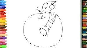 Saat ini buah apel selain dikonsumsi dalam bentuk buah segar, sudah berkembang pengolahannya menjadi berbagai macam bentuk makanan dan minuman seperti sirup apel, kripik apel, teh apel, jus apel, dodo lapel, dan masih banyak lainnya. Cara Menggambar Apel Dan Cacing Cara Menggambar Dan Mewarnai Tv Anak Youtube