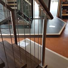 5.0 out of 5 stars. Vertical Cable Railings Stainless Steel Post Ssr44 Spindle Stairs Railings
