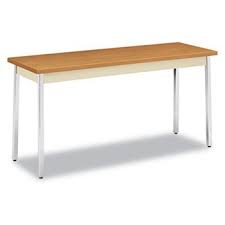Hon Utm2060clchr Utility Table 60 In X20 In X29 In Harvest Putty By Hon 206 84 Durable Laminate Top With Furniture Training Tables Furniture Accessories